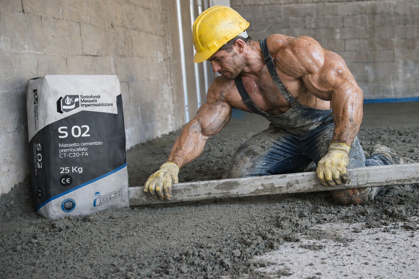 Massetto Tradizionale Premiscelato S02 – CT-C20-F4 per Interni ed Esterni