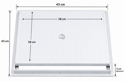 Couvercle de regard à cadre standard – Inspection interne et externe