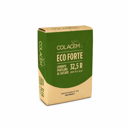 COLACEM Eco Forte 32,5 R Cemento Portland al Calcare 25 kg – Cemento Professionale per Massetti, Malte e Calcestruzzo