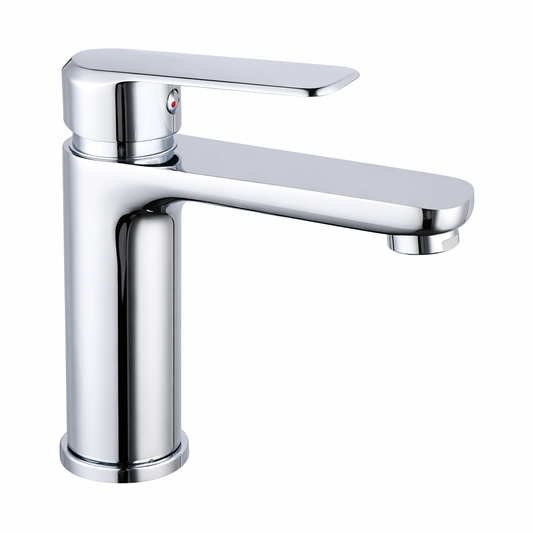 Miscelatore Lavabo Cromato con Piletta Pop Up 1”1/4 e Flessibili - Serie HH