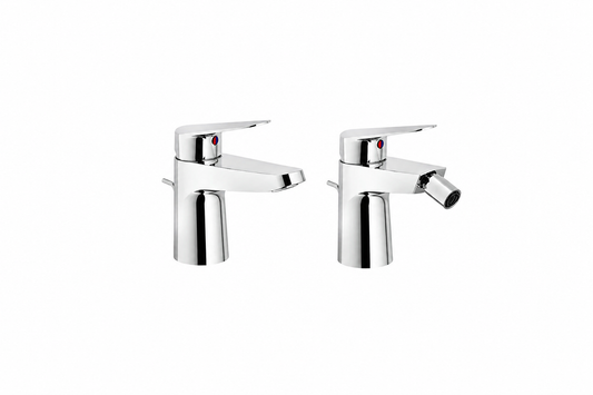 NOBILI - Serie POFF - Set Miscelatori Lavabo e Bidet - Made In Italy