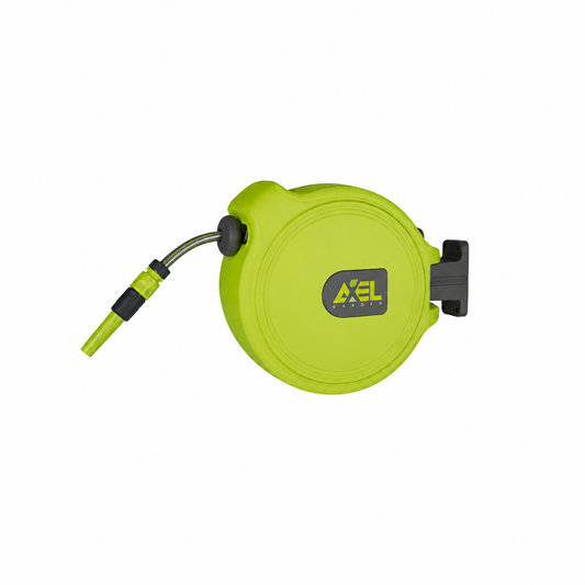 Avvolgitubo Automatico da Parete Axel 25 mt 1/2” – Avvolgitubo Autorientrante con Tubo – Supporto a Muro