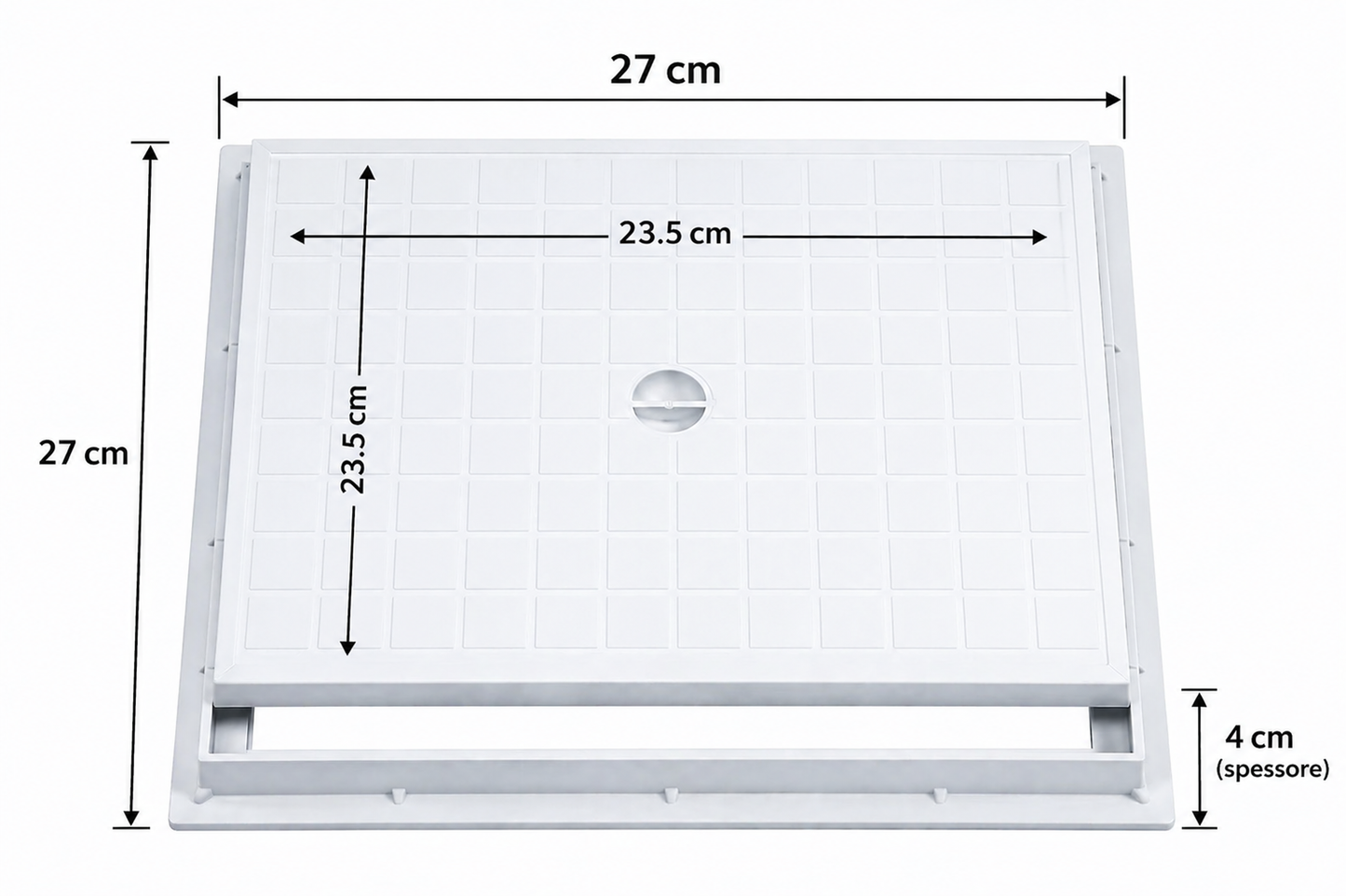 Couvercle de regard à cadre standard – Inspection interne et externe