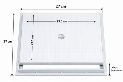 Couvercle de regard à cadre standard – Inspection interne et externe