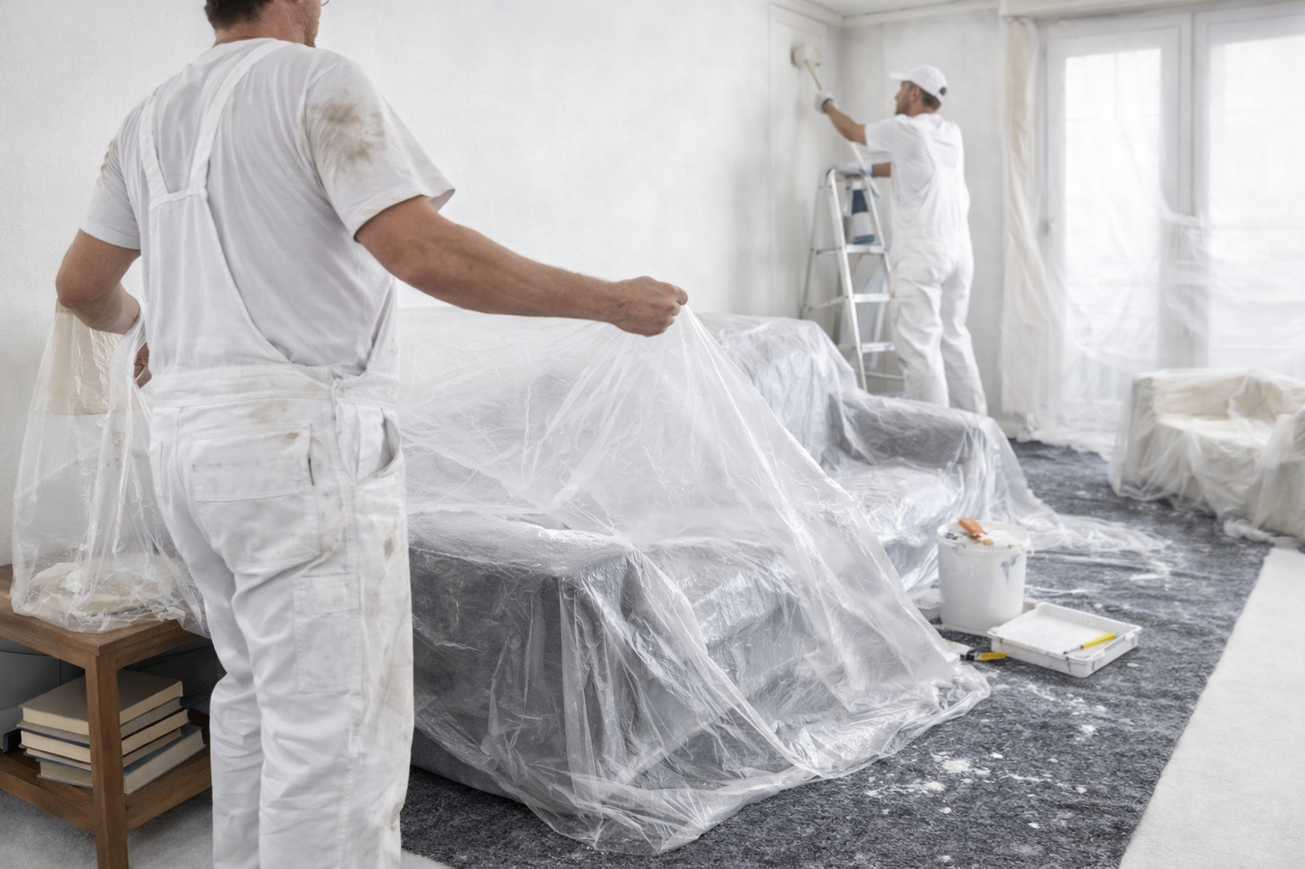 Telo Copritutto in Polietilene – Telo di Protezione Universale per Pittura e Lavori di Ristrutturazione