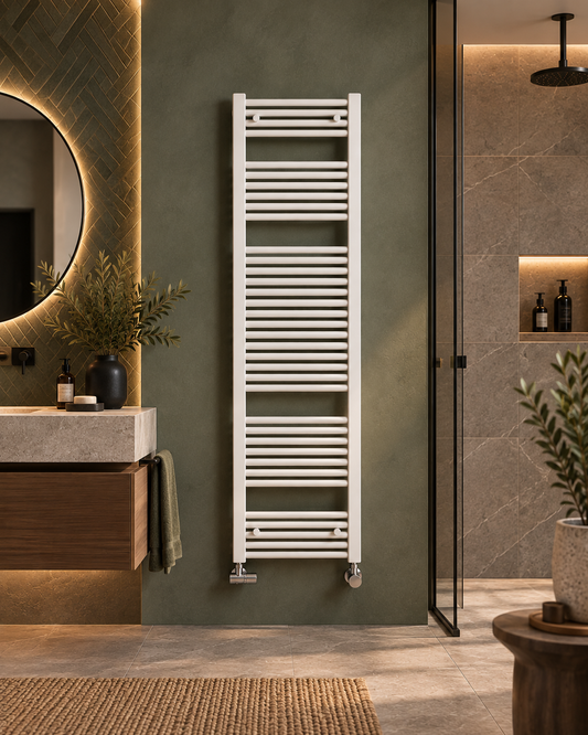 Zehnder - Termoarredo Scaldasalviette 1856x400 Bianco Interasse 350 | Aura