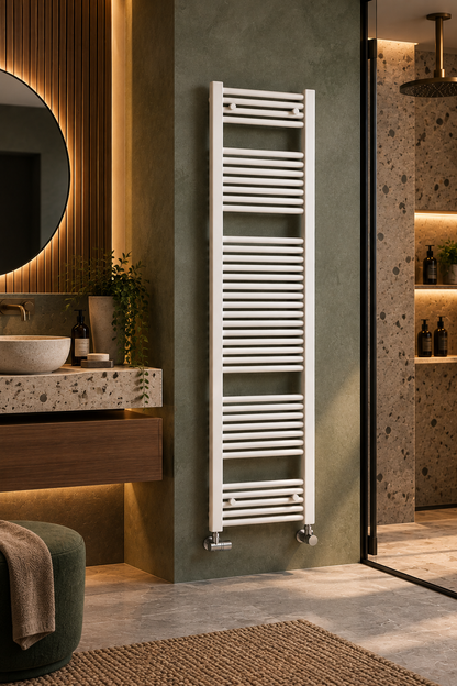 Zehnder - Termoarredo Scaldasalviette 1856x450 Bianco Interasse 400 | Aura