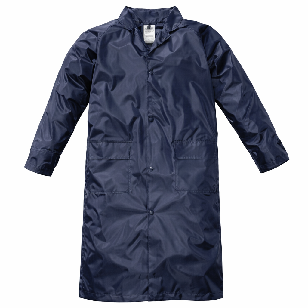 Cappotto Lungo Antipioggia Niagara Blu da Lavoro – Impermeabile Professionale