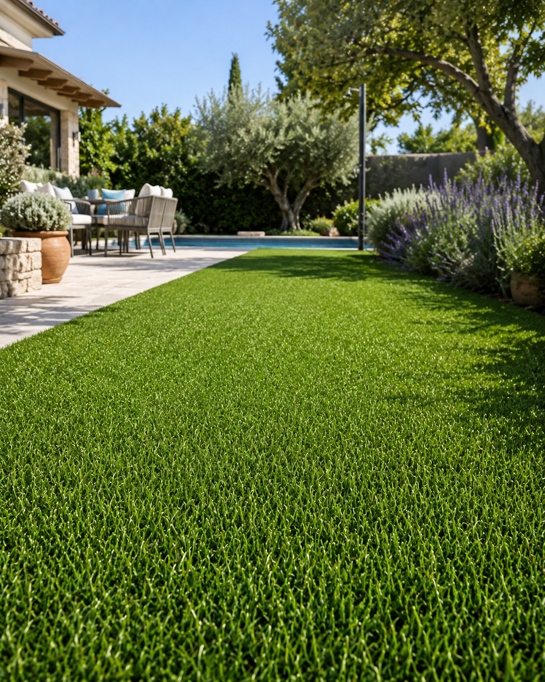 Prato Sintetico Verde 8 mm Drenante e Resistente ai Raggi UV – Rotolo da 25 mt