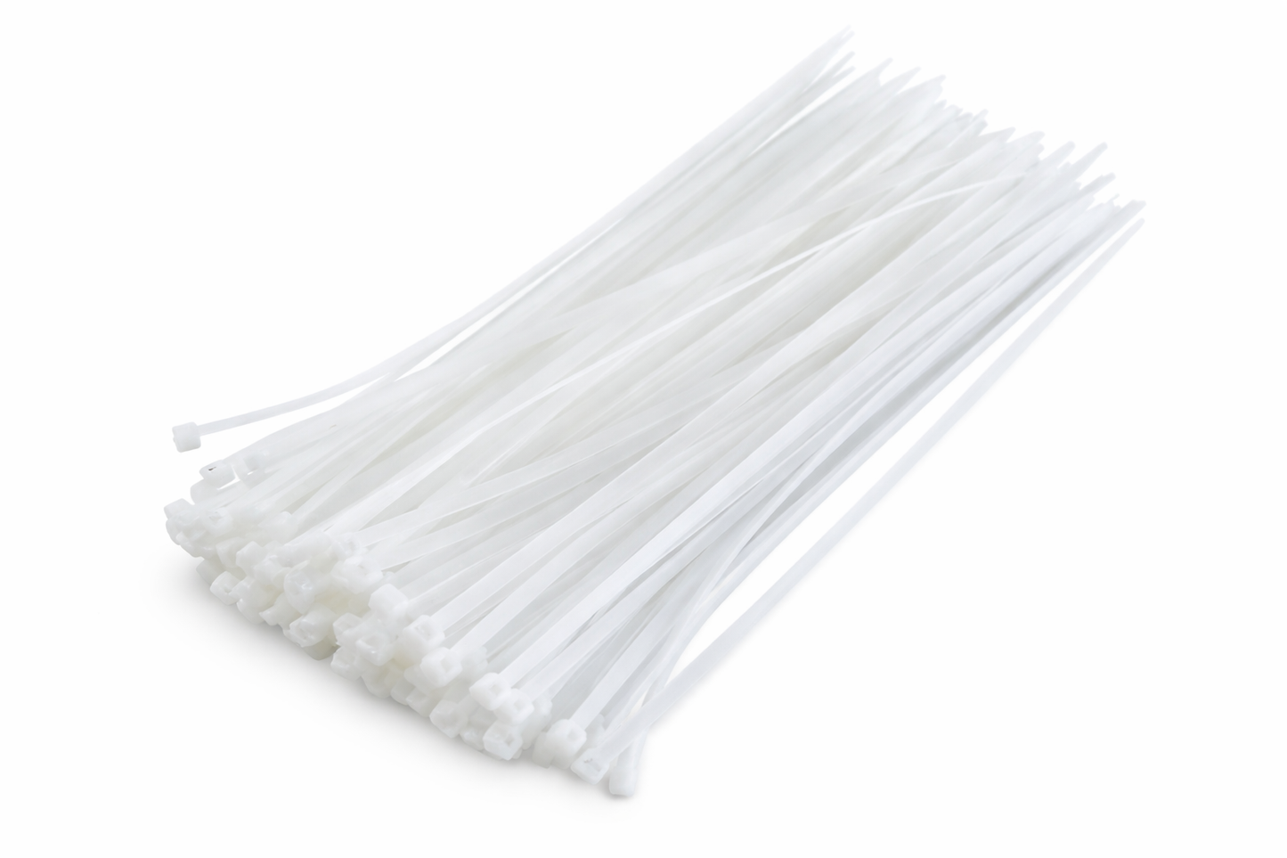 Attaches de câble blanches – Lot de 100