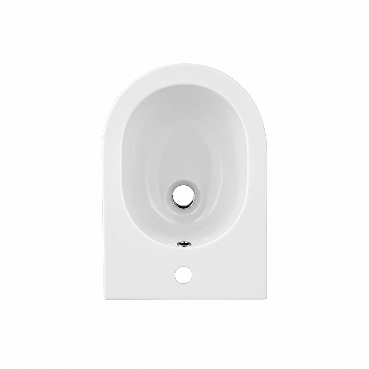 Bidet Sospeso Scarabeo Moon 50,5x36 cm – Monoforo in Ceramica Bianca