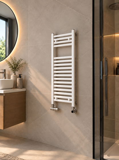 Zehnder - Termoarredo Scaldasalviette 775x500 Bianco Interasse 450 | Aura