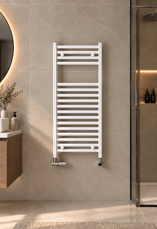 Zehnder - Termoarredo Scaldasalviette 775x600 Bianco Interasse 550 | Aura