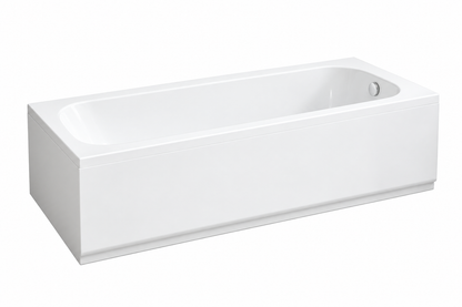 GLASS - Serie POP - Vasca da Bagno Rettangolare in Acrilico con Pannello – 160x70 e 170x70 cm