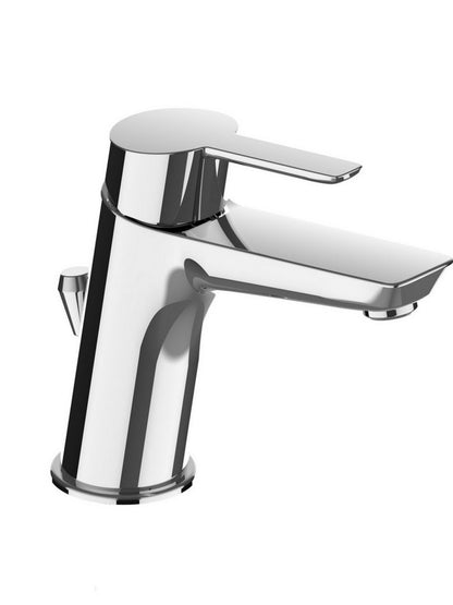FRATTINI - Serie Caleo - Miscelatore Monocomando Lavabo Cromato con Scarico 1”1/4 – Made in Italy