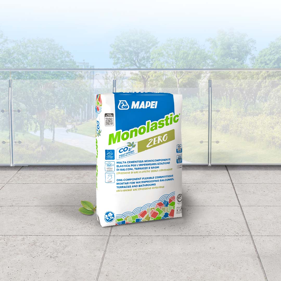 MAPEI Monolastic Malta Impermeabilizzante 20 kg – Guaina Cementizia Elastica Monocomponente per Balconi, Bagni e Terrazzi