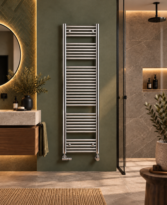 Zehnder - Termoarredo Scaldasalviette 1856x600 Cromato Interasse 550 | Aura