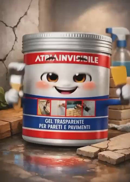 ATRIA Invisibile Impermeabilizzante Trasparente Elastomerico per Terrazze, Balconi e Pareti 0,750 Lt / 2,5 Lt