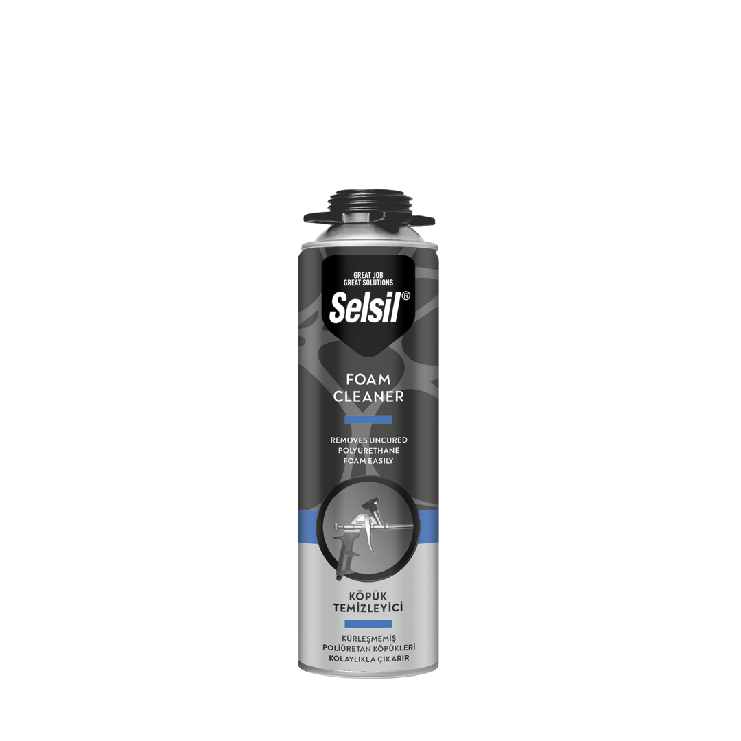SELSIL Pulitore per Schiuma Poliuretanica 500 ml – Cleaner per Pistole ed Erogatori