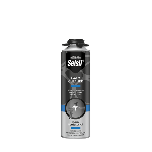 SELSIL Pulitore per Schiuma Poliuretanica 500 ml – Cleaner per Pistole ed Erogatori