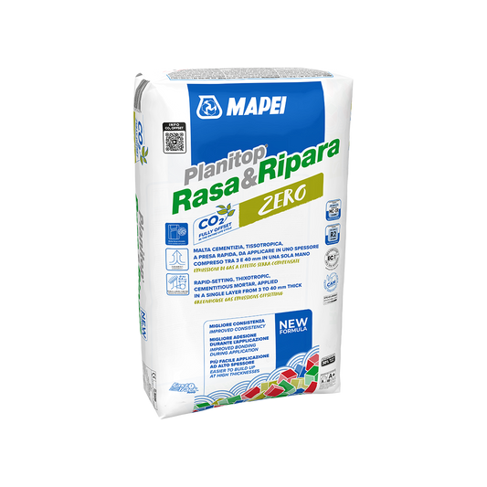 MAPEI Planitop Rasa & Ripara Zero Malta Cementizia Fibrorinforzata R2 per Ripristino e Rasatura Calcestruzzo