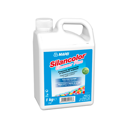 MAPEI Silancolor Cleaner Plus – Detergente Antimuffa e Antialghe ad Alta Penetrazione per Facciate e Murature