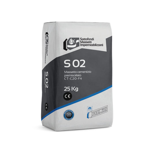 Massetto Tradizionale Premiscelato S02 – CT-C20-F4 per Interni ed Esterni